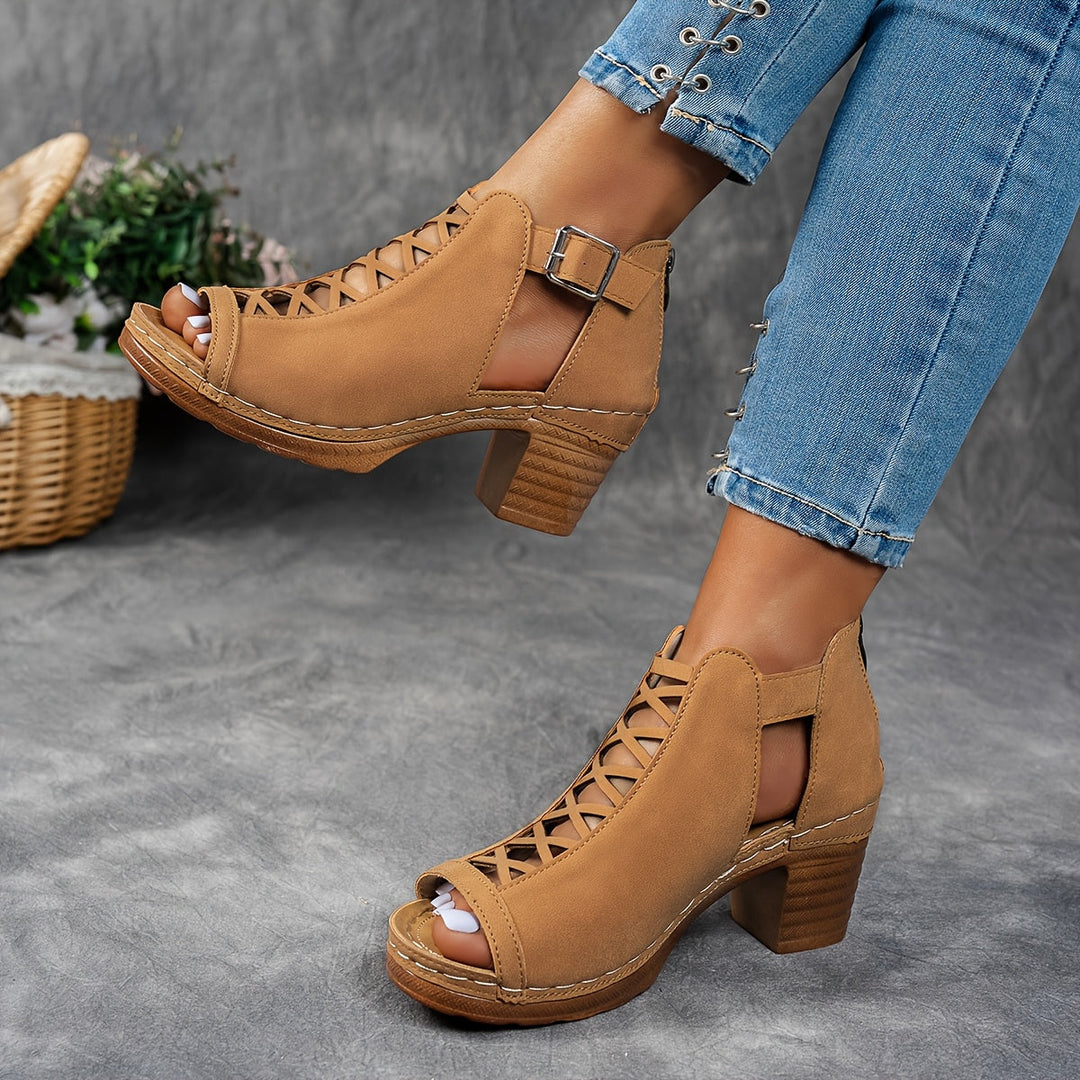 Nessa | Mesh-High-Heel-Sandalen