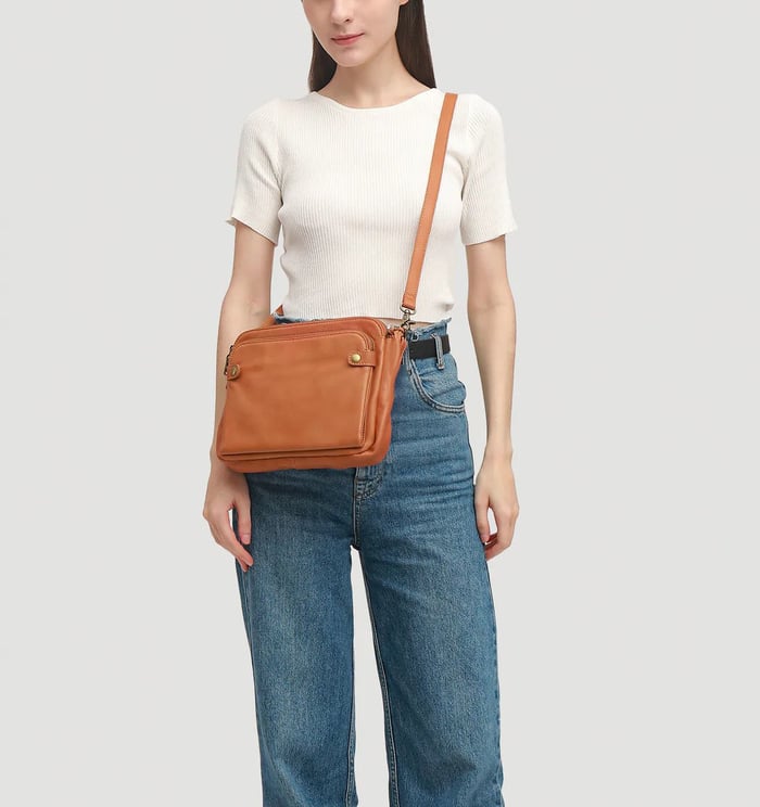 Jovie - Elegancka torebka crossbody z trzema warstwami