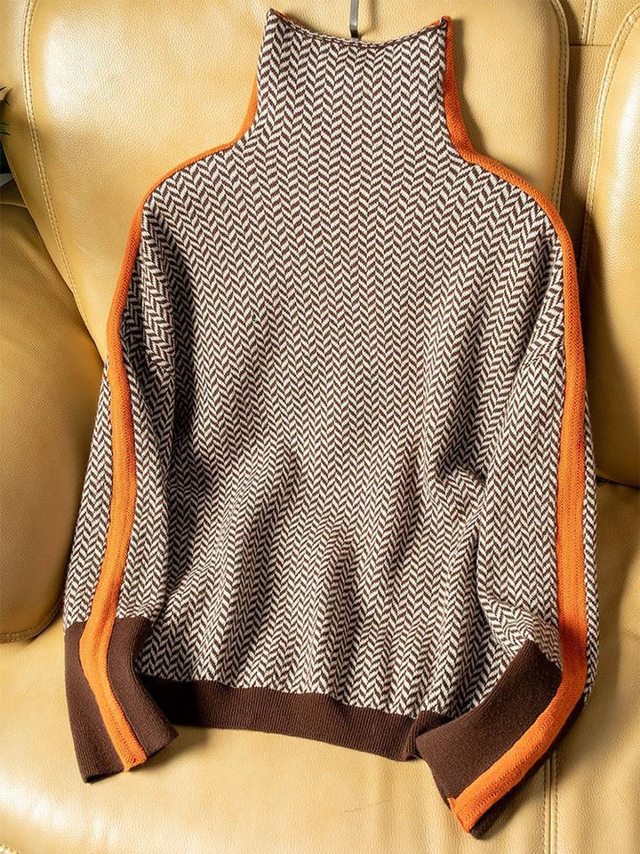 Helena | Pullover mit Kontraststreifen