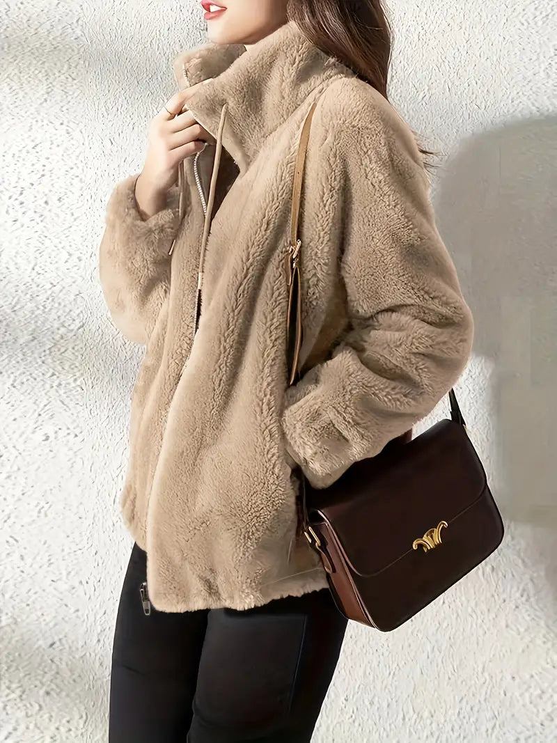 Maliza - Stylowa Futrzana Kurtka Fleece