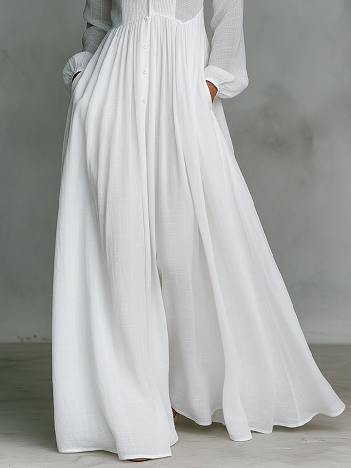 Serena | Maxikleid mit Knöpfen