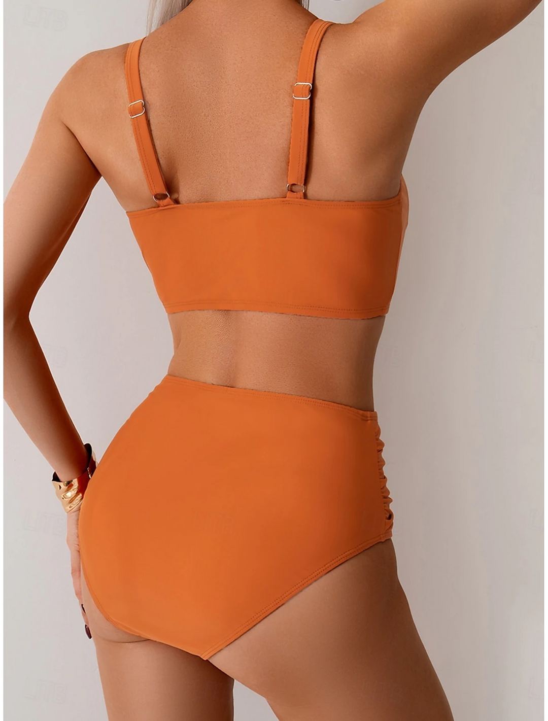NICOLE | Bikini z marszczonym materiałem