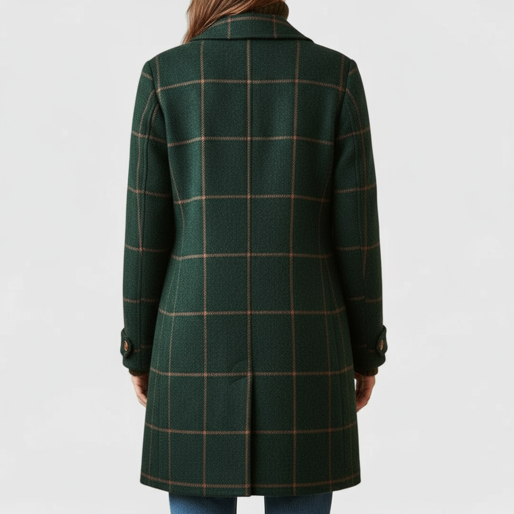 Hazel™ | Płaszcz w stylu vintage w kratę