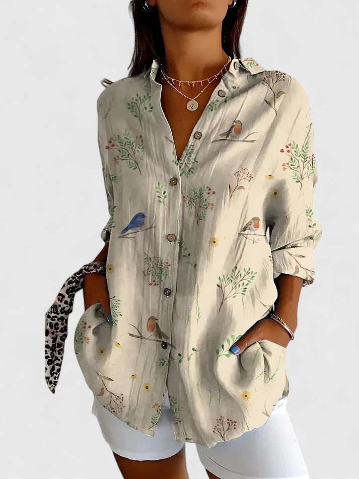 Dianne | Floralbluse